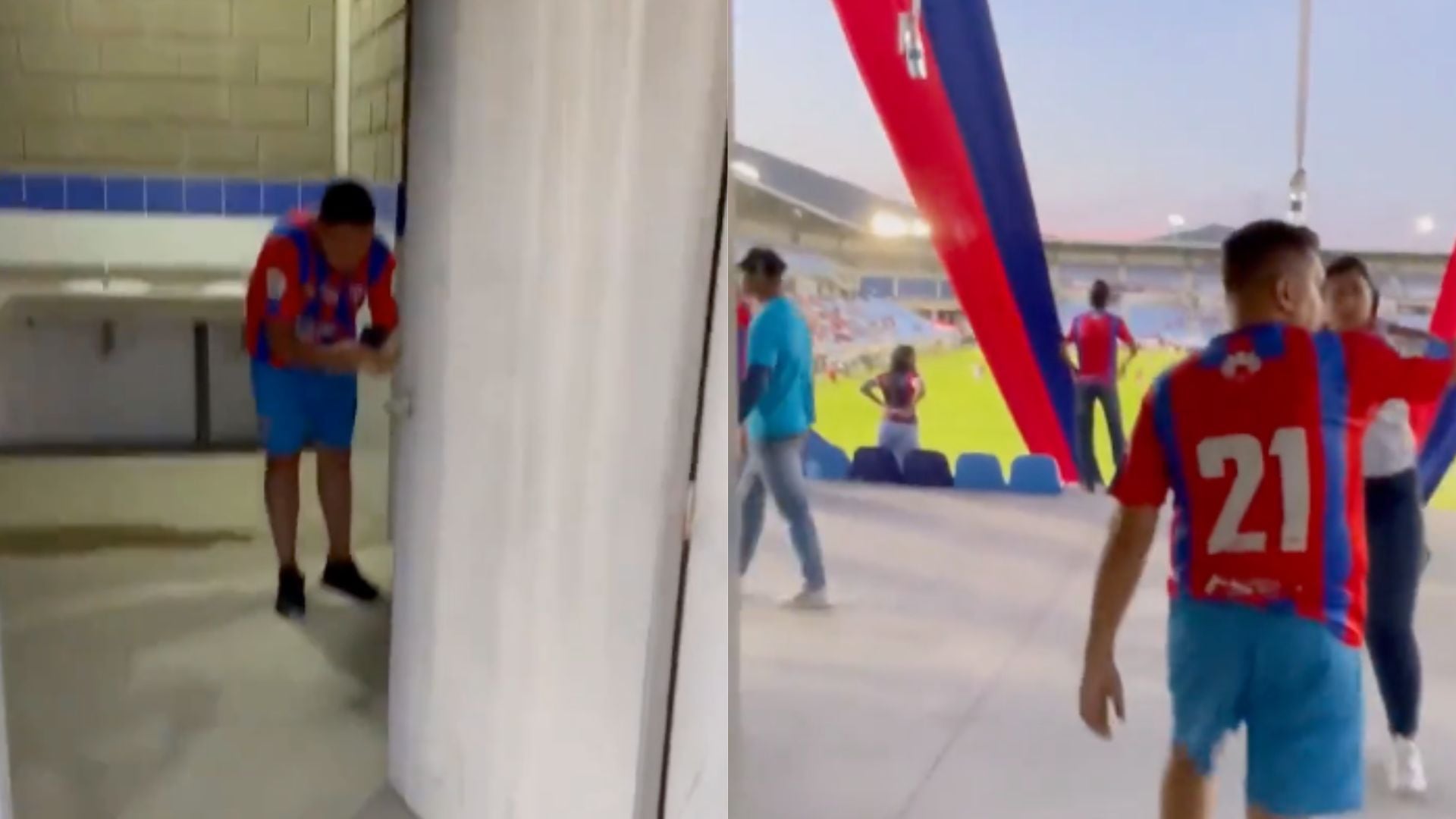 Hinchas del Unión Magdalena se llevaron un gran susto en el Estadio Sierra Nevada.