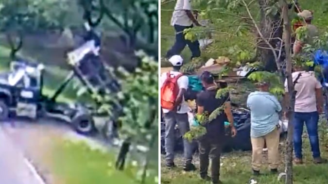 Video señala a recicladores de botar escombros en Medellín