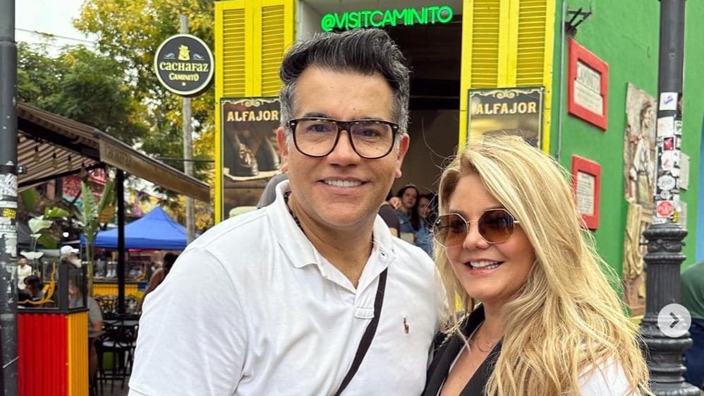 Carlos Calero y Paulina Ceballos esposa