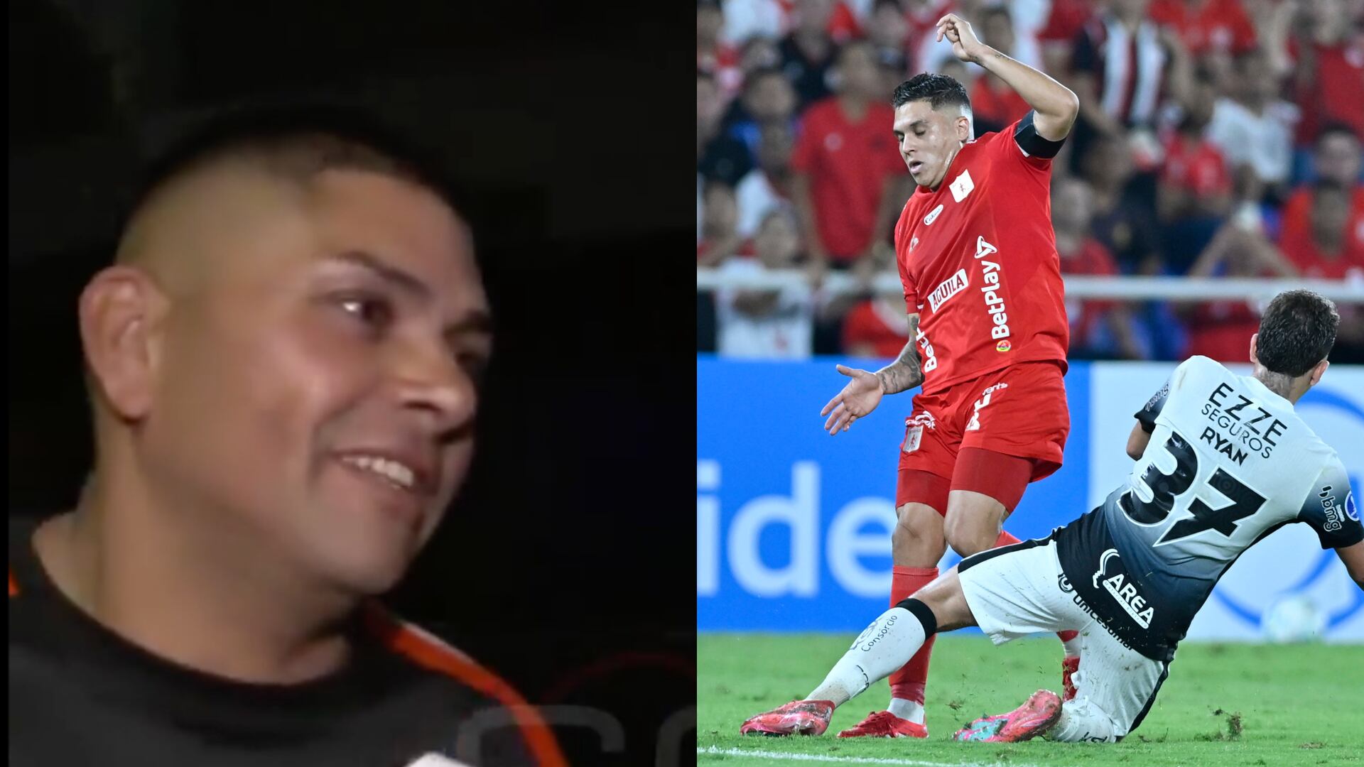 Hincha de River y JuanFer Quintero - Fotos: Captura de redes y Getty