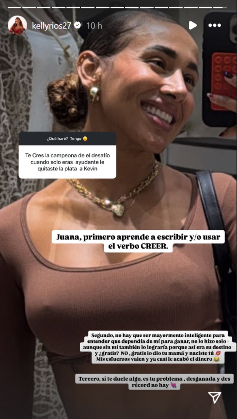 Guajira del Desafío le contestó a mujer que la criticó por el título de El Desafío