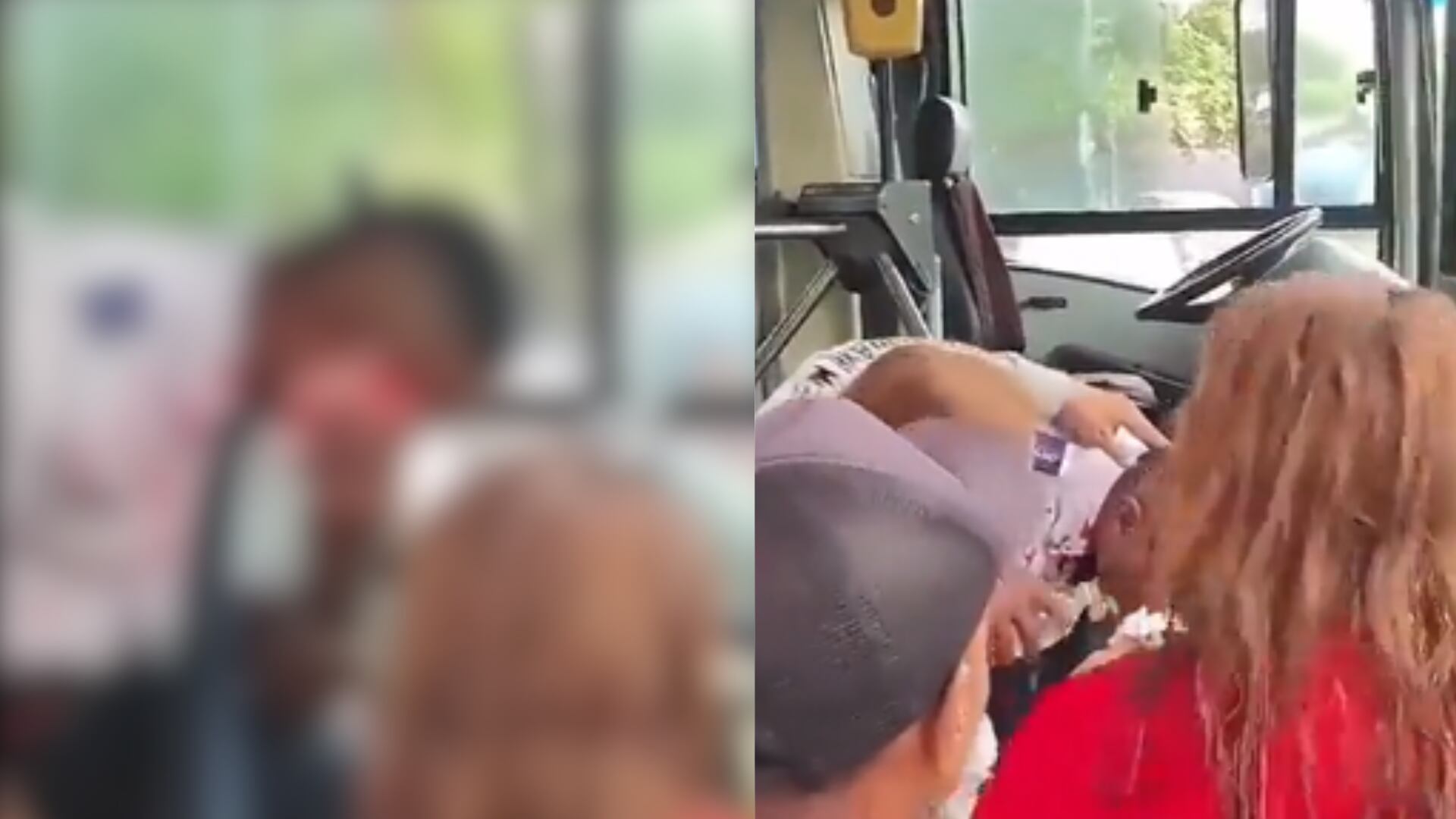 Pasajero le lanzó una botella de vidrio a conductor del MIO porque iba despacio