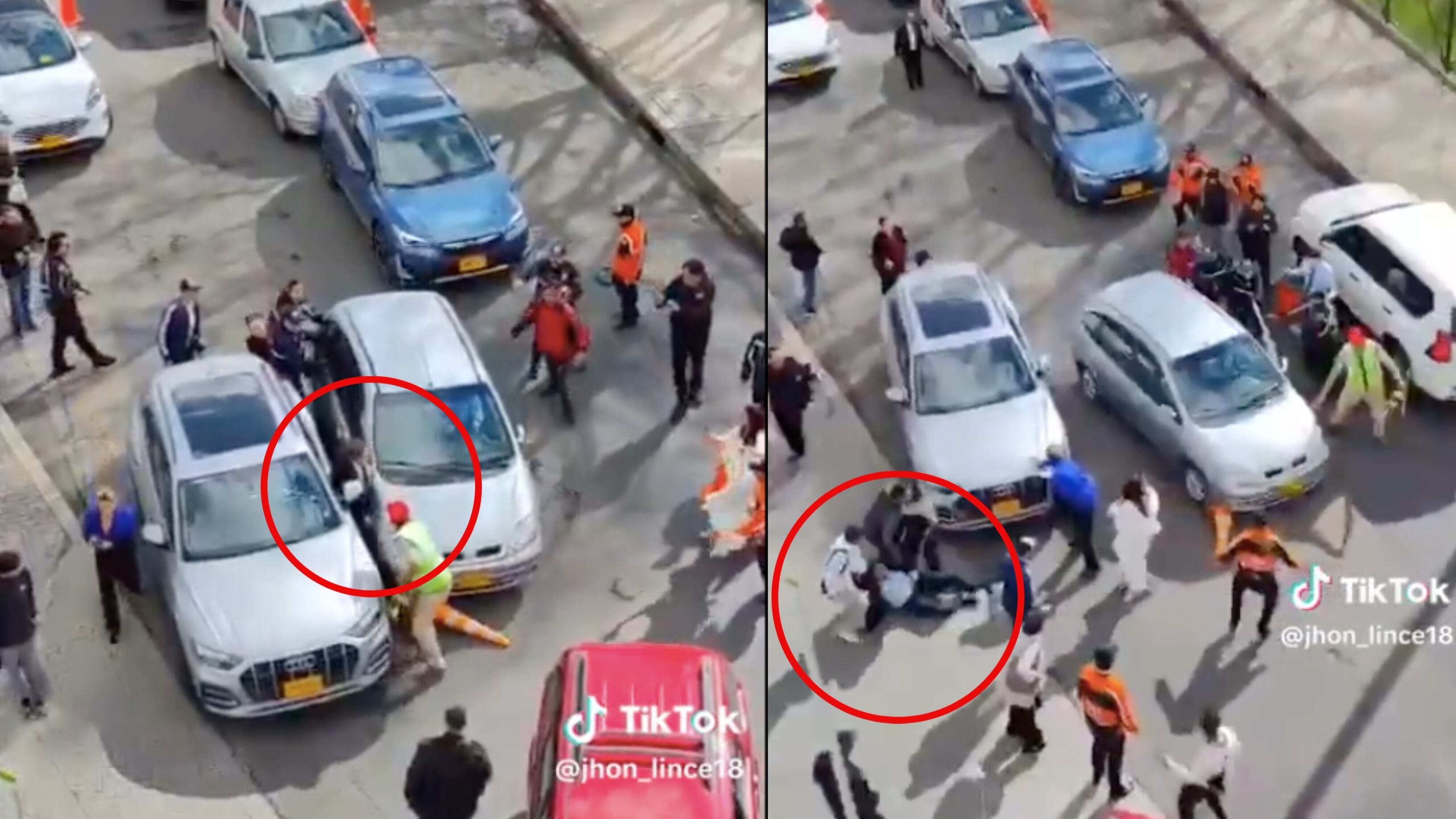 Accidente en el Movistar Arena