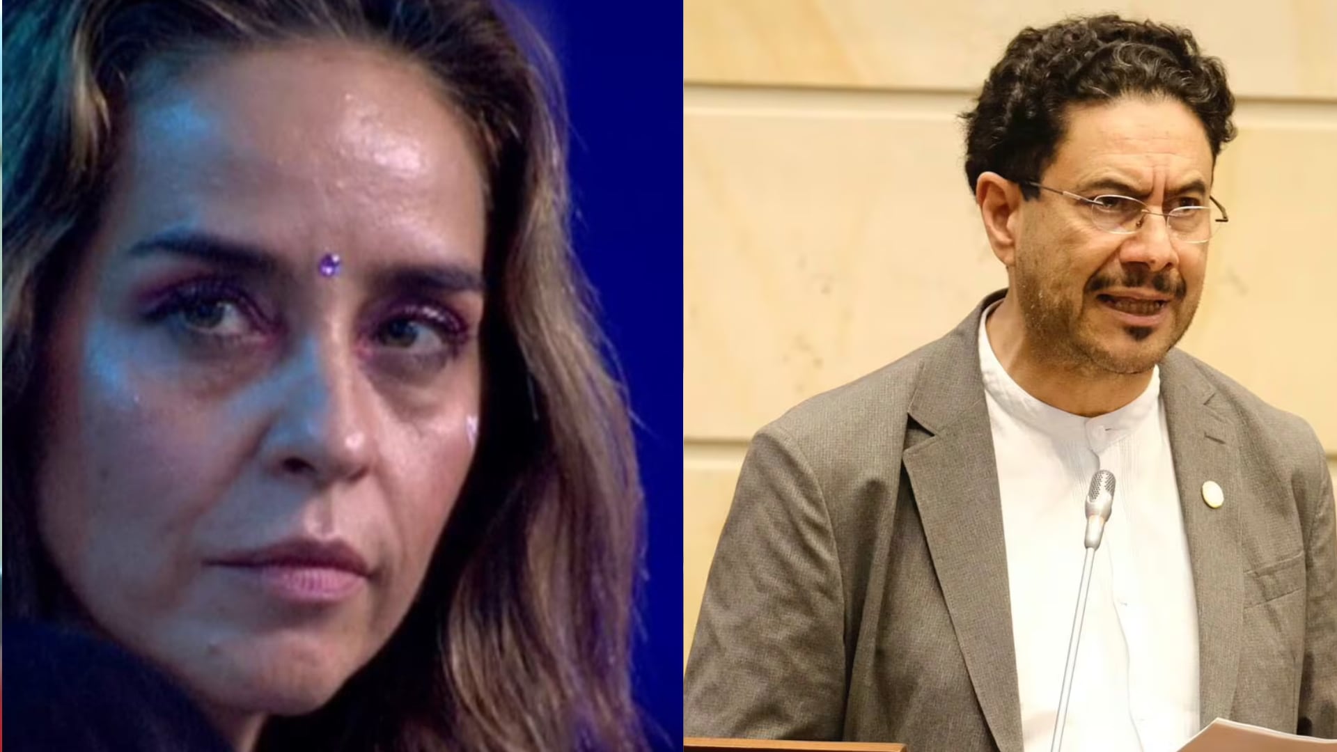 Diana Ángel e Iván Cepeda