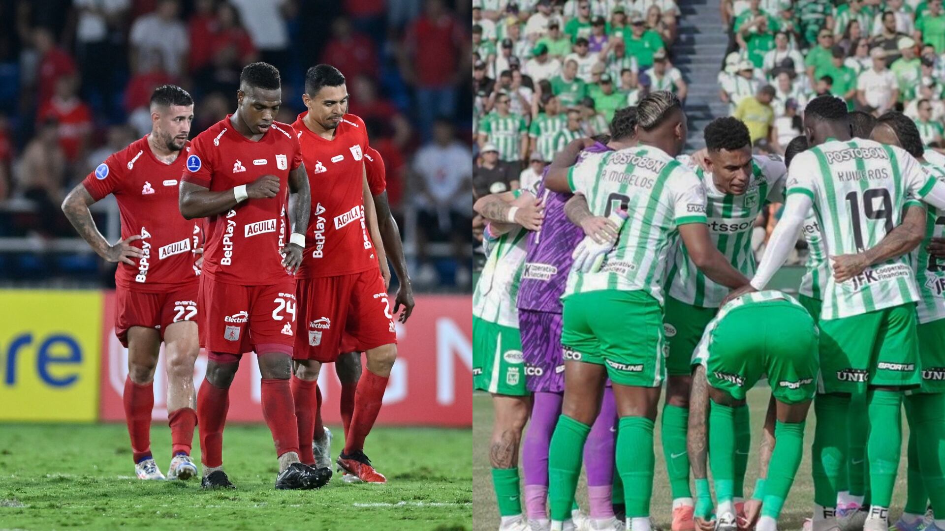 América de Cali y Atlético Nacional - Fotos: Getty y redes sociales