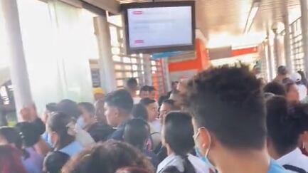 Estación de Transcaribe en Cartagena.