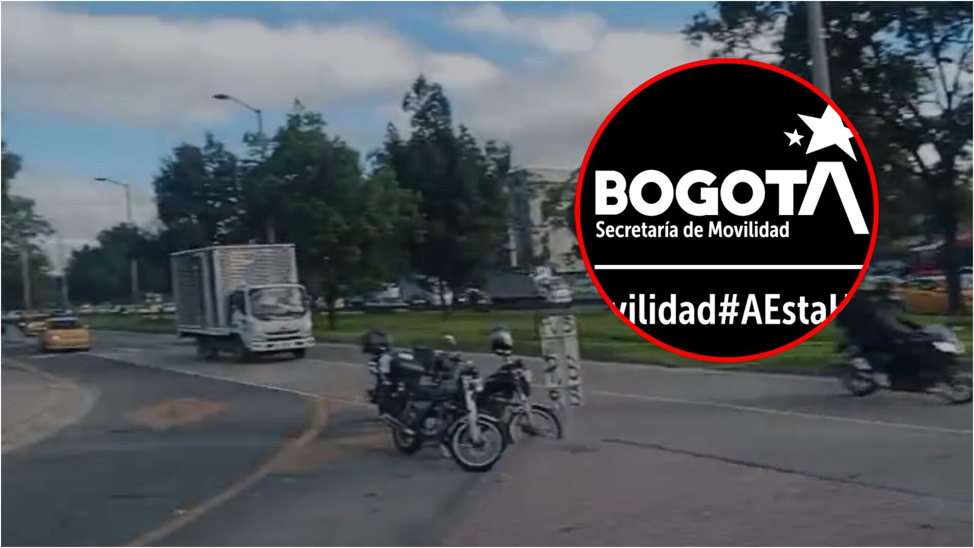 Accidente fatal en Calle 26 Bogotá: ciclista muere tras chocar con bus SITP y provocó congestión vehicular (Fofos vía: Tránsito Bogotá)