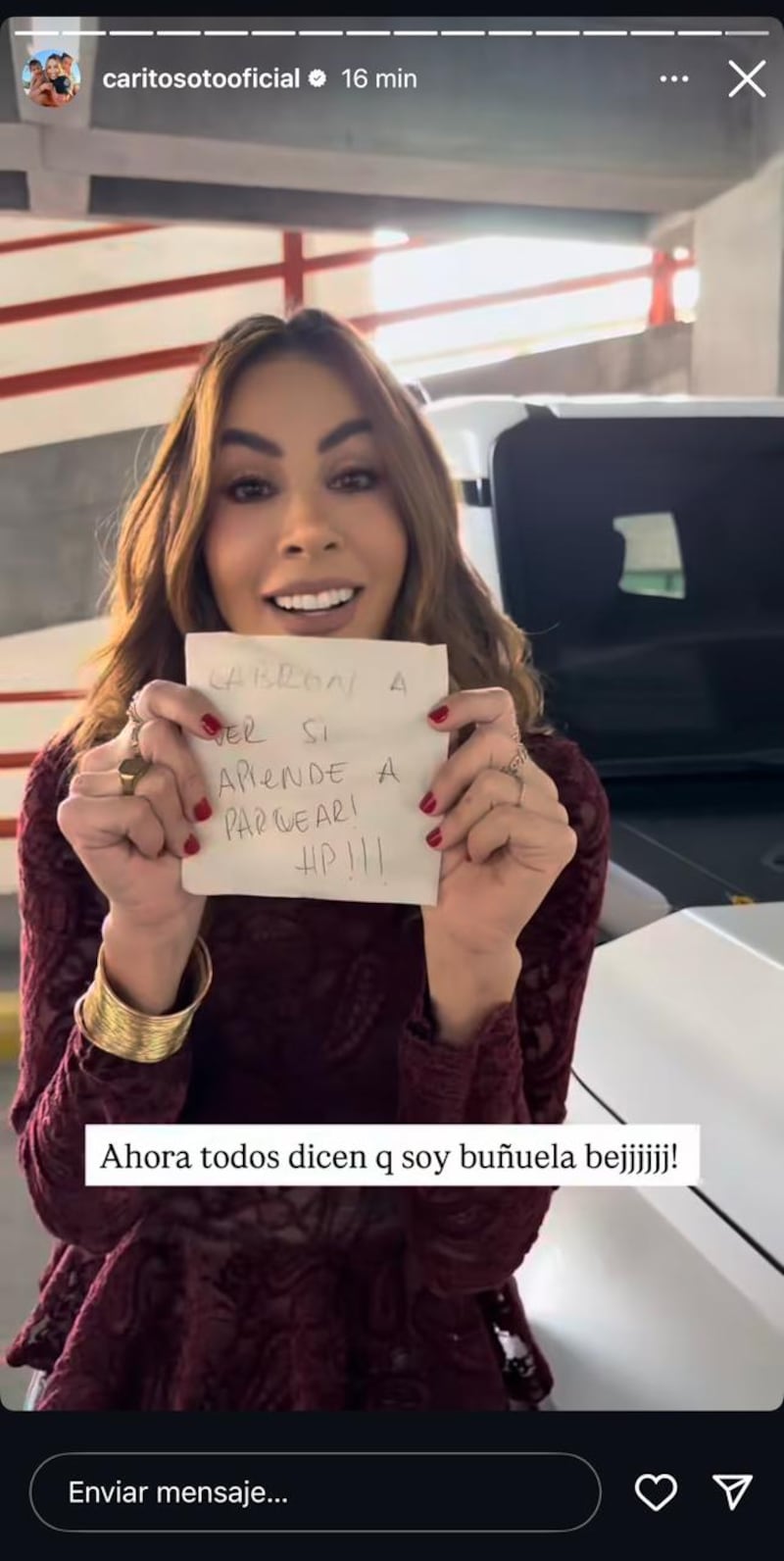 Carolina Soto, de Día a día.