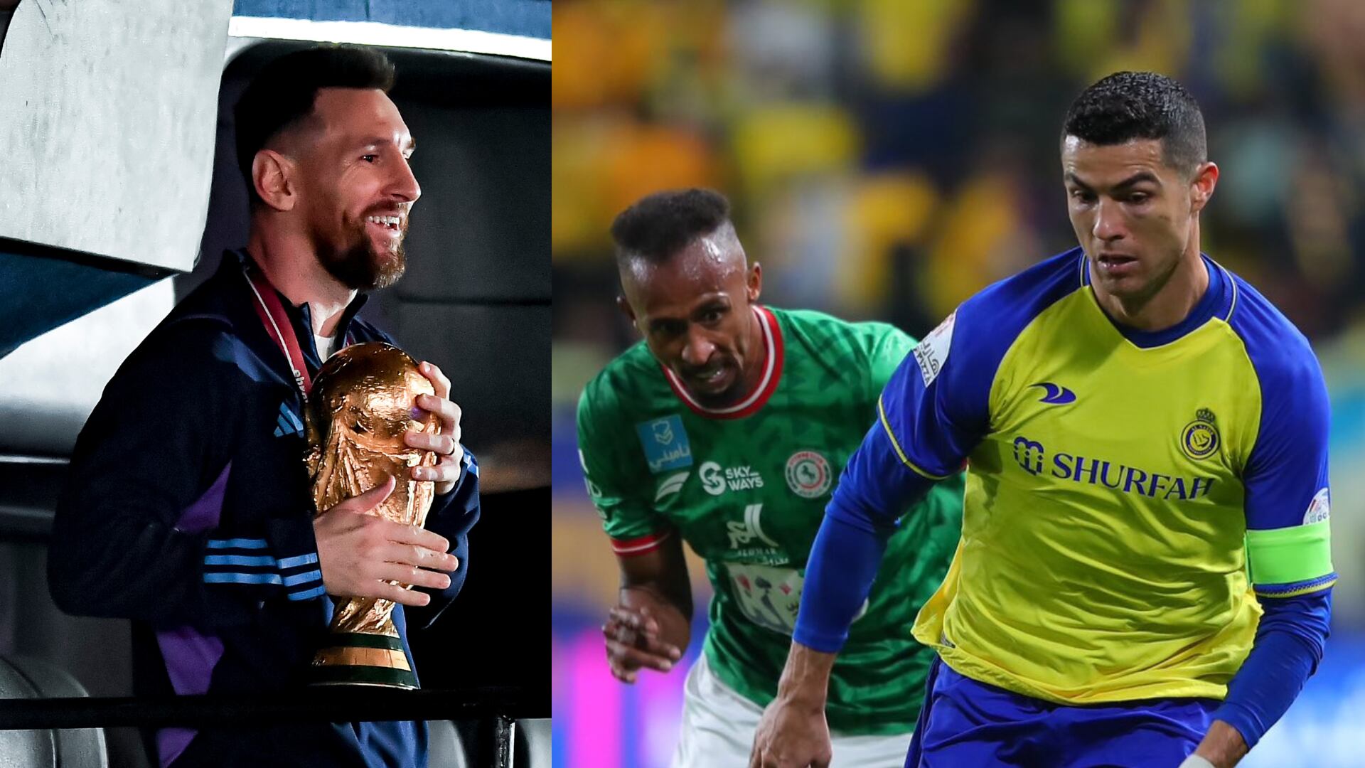 A Cristiano Ronaldo le cantaron ‘Messi, Messi” durante un partido de Al Nassr