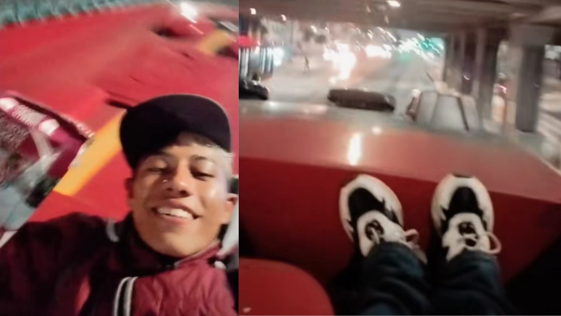 TransMilenio Bogotá: Jóvenes se alcoholizaron sobre el techo de un bus