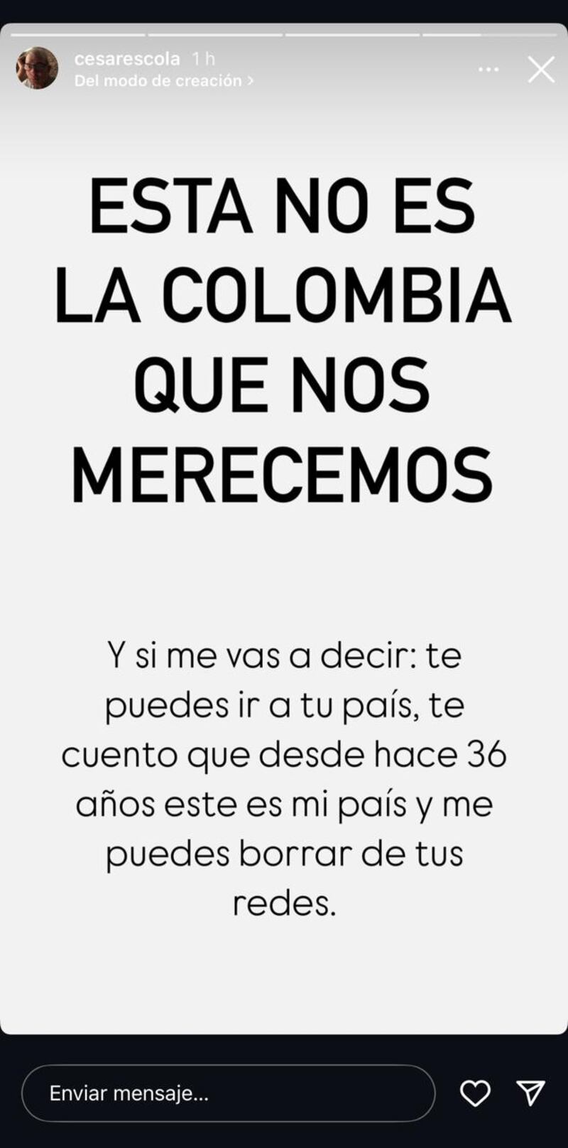César Escola de Yo me llamo.