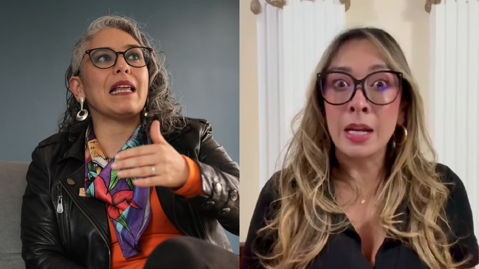 María José Pizarro y Katherine Miranda.