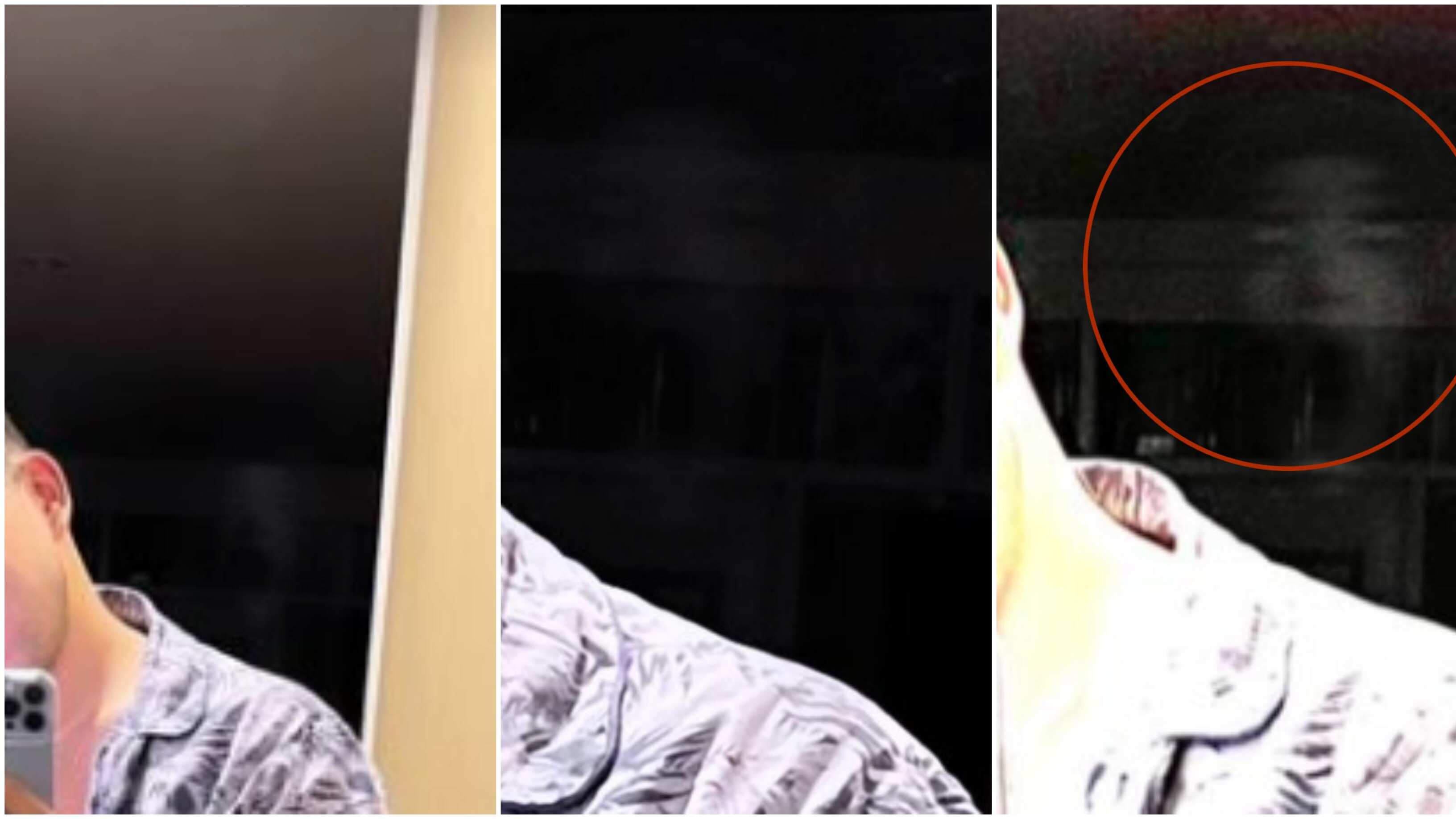 Una reconocida pareja gay publicó en sus redes sociales la imagen de lo que sería un fantasma en su casa.