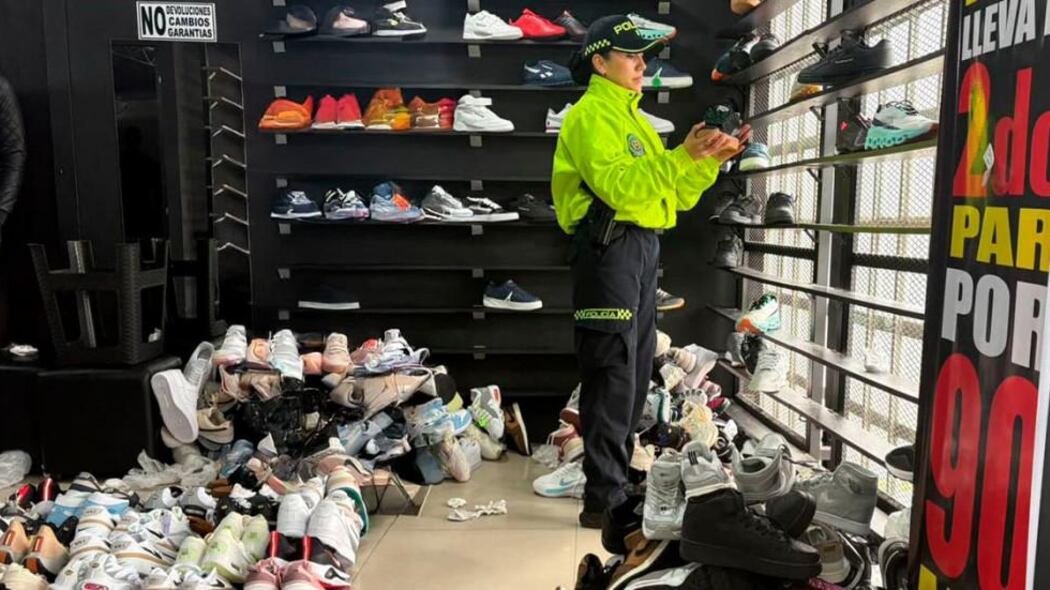 Incautan mercancía ilegal en Bogotá avaluada en 270 millones de pesos.