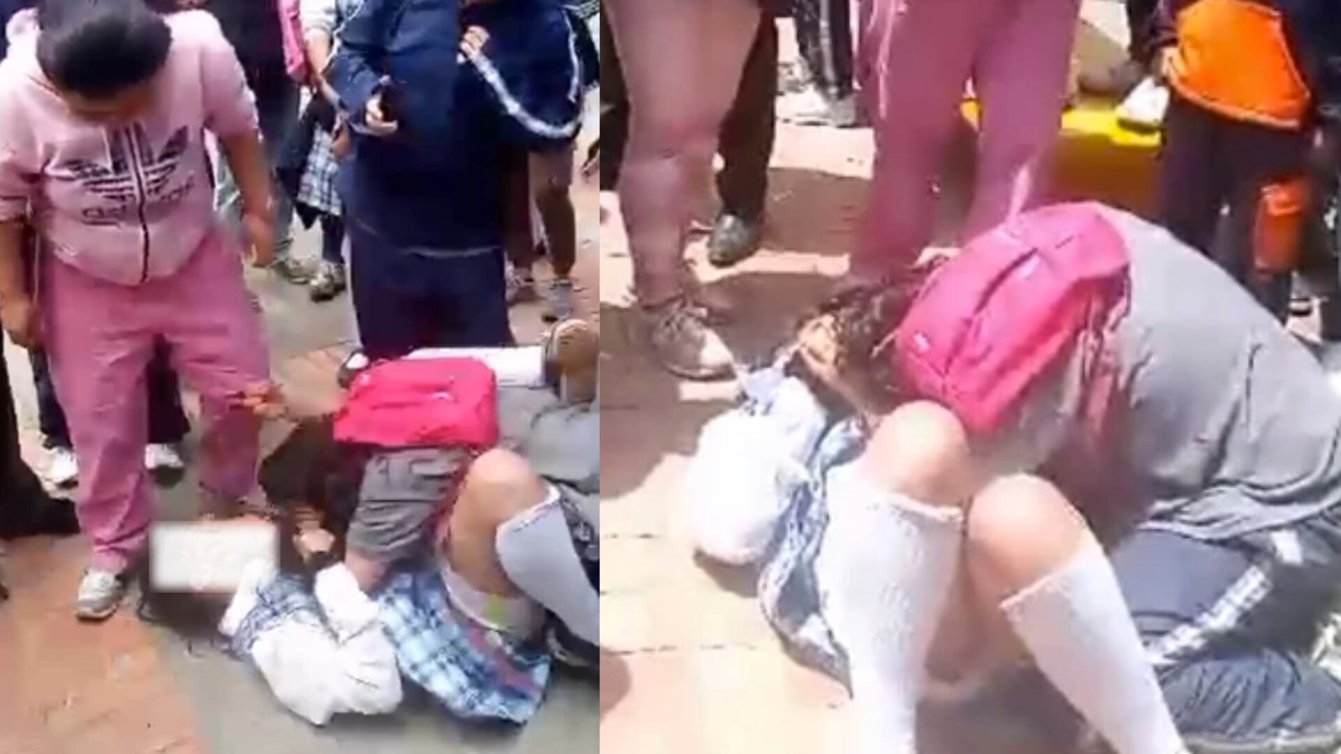 Pelea entre menores causó polémica en Bogotá.