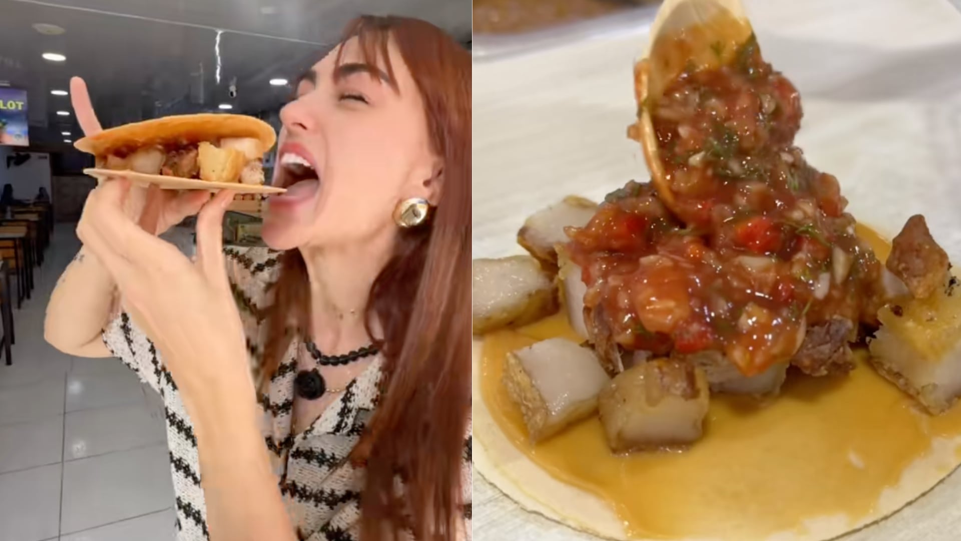 Oblea con chicharrón y ají se viralizó en redes