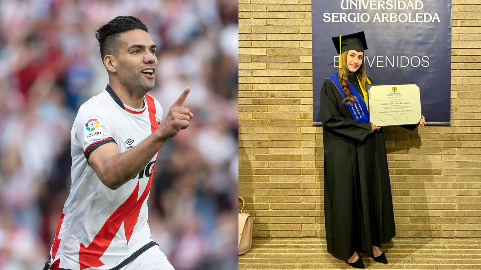 Con su fundación y ayuda de la Universidad Sergio Arboleda, Falcao ayuda a jóvenes para hacer sus estudios superiores.