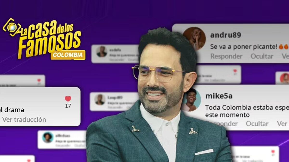 Alejandro Estrada en las redes sociales de La Casa de los Famosos Colombia