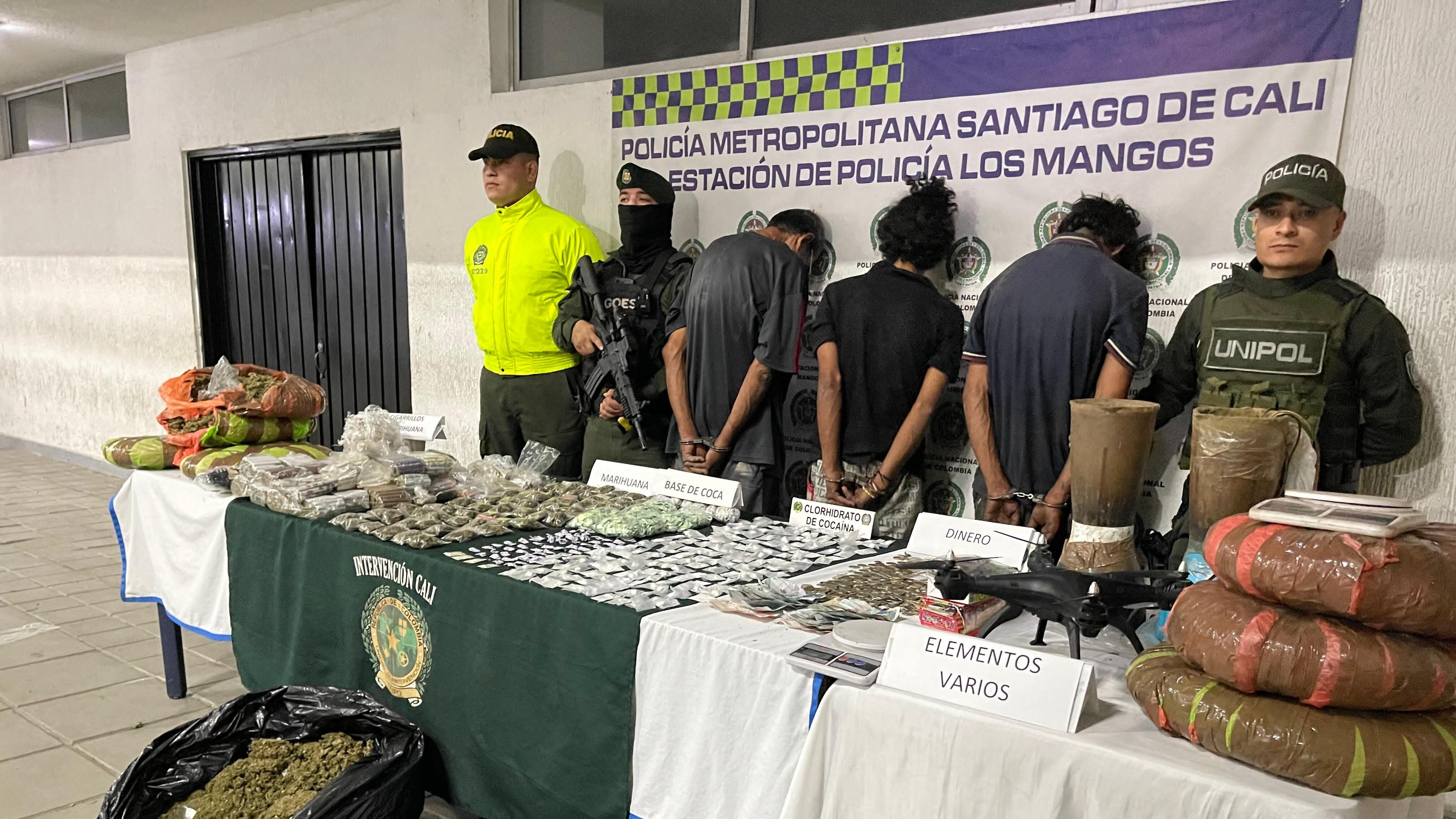 Desarticulan red de microtráfico en la ciudad de Cali.