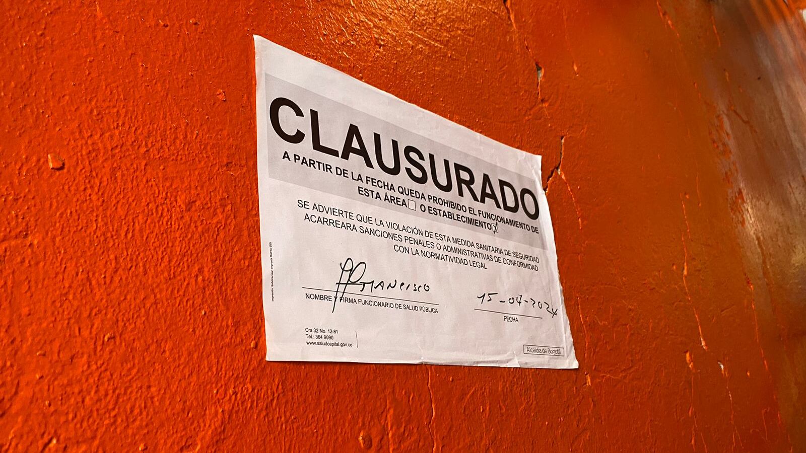¿Qué dijo la subred Centro Oriente sobre el cierre de Testigo?