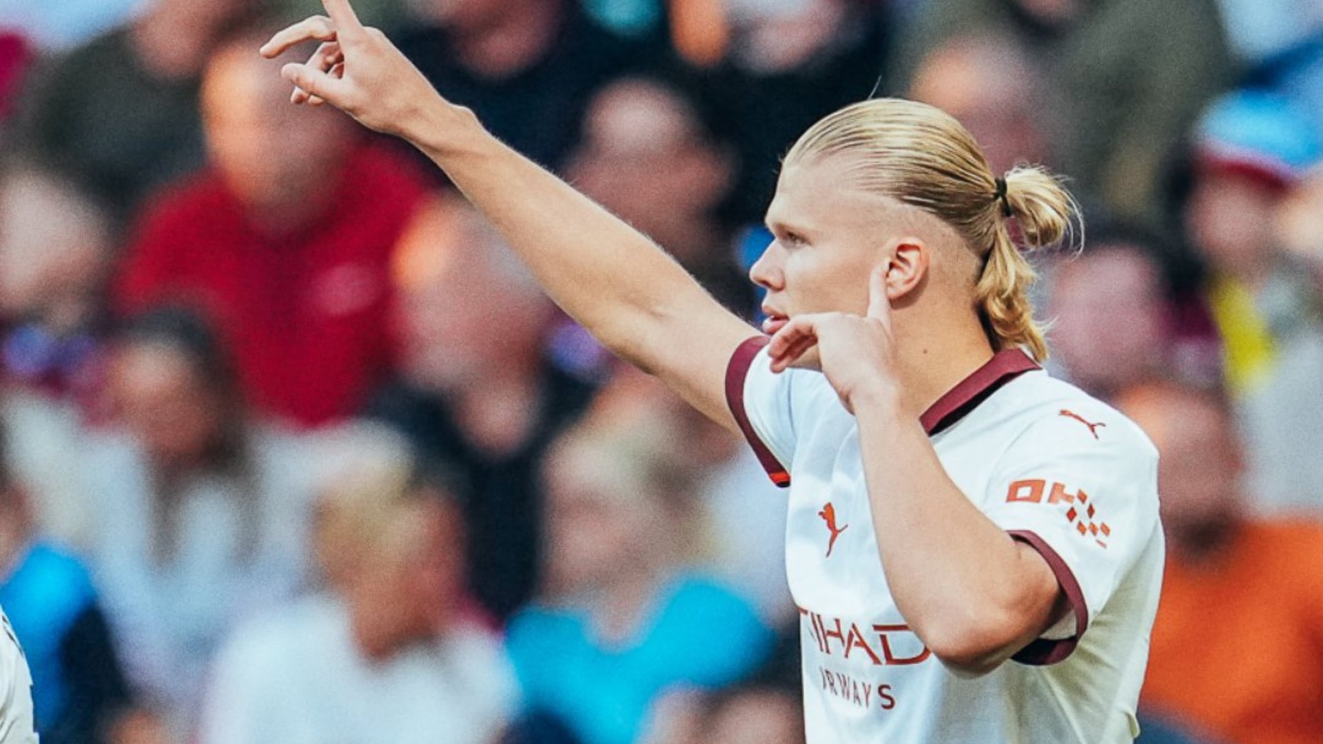 Erling Haaland tardó tres minutos en meter el primer gol de la nueva temporada de la Premier League.