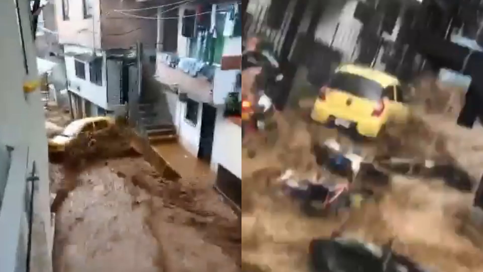 Emergencia por lluvias en Medellín.