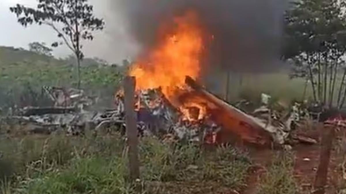 Accidente de avioneta en Paraguay dejó cuatro muertos, entre ellos un diputado.