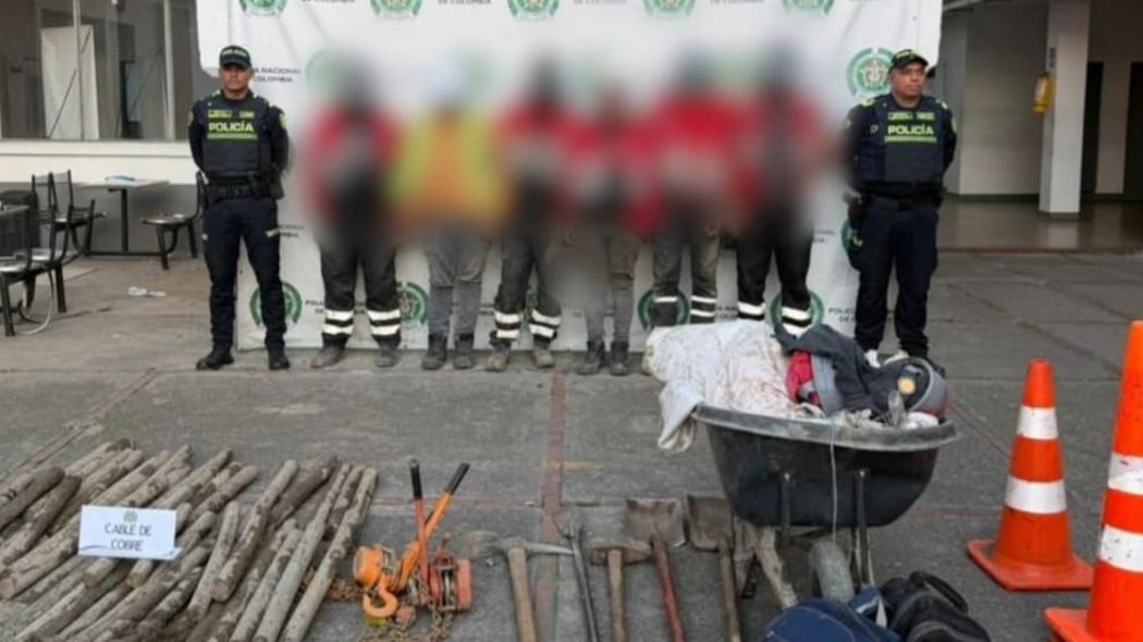 Capturadas seis personas que se hacían pasar por funcionarios del IDU para hurtar cable de fibra óptica en Bogotá