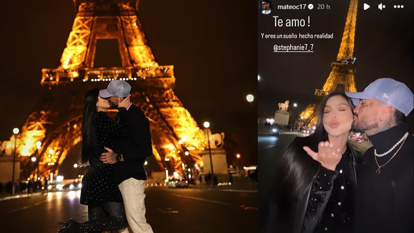 Tal parece que el atleta Mateo Carvajal aprovechó su viaje a Paris para pedirle a Stephanie Ruiz que se case con él.