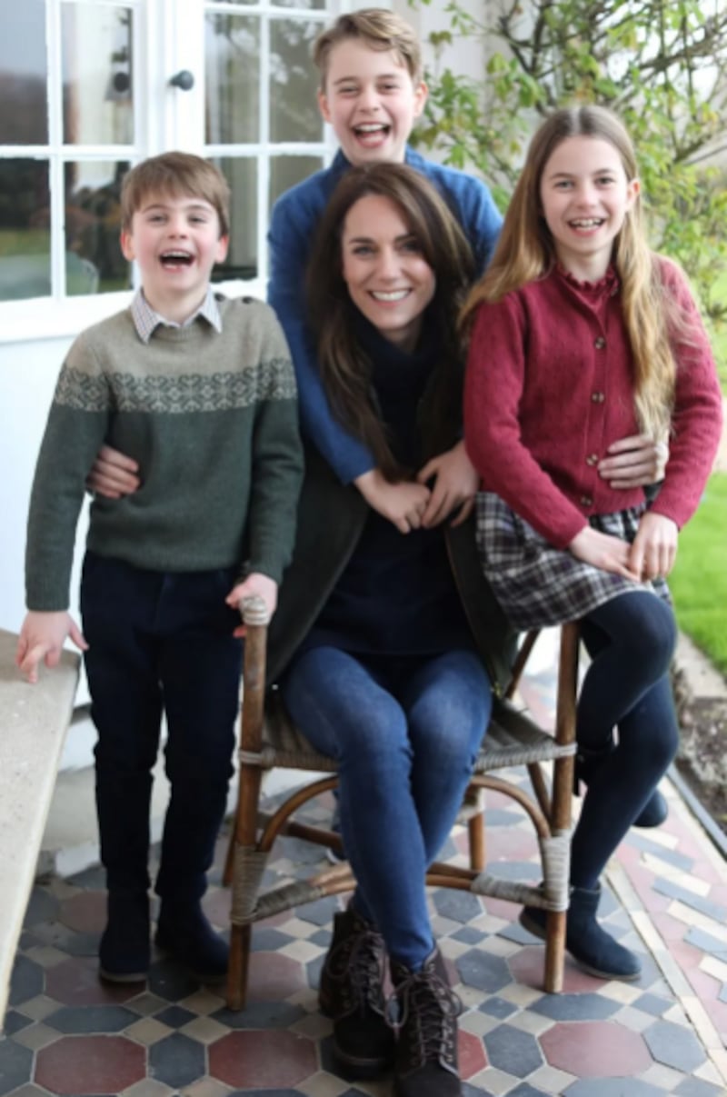Kate Middleton e filhos - reprodução