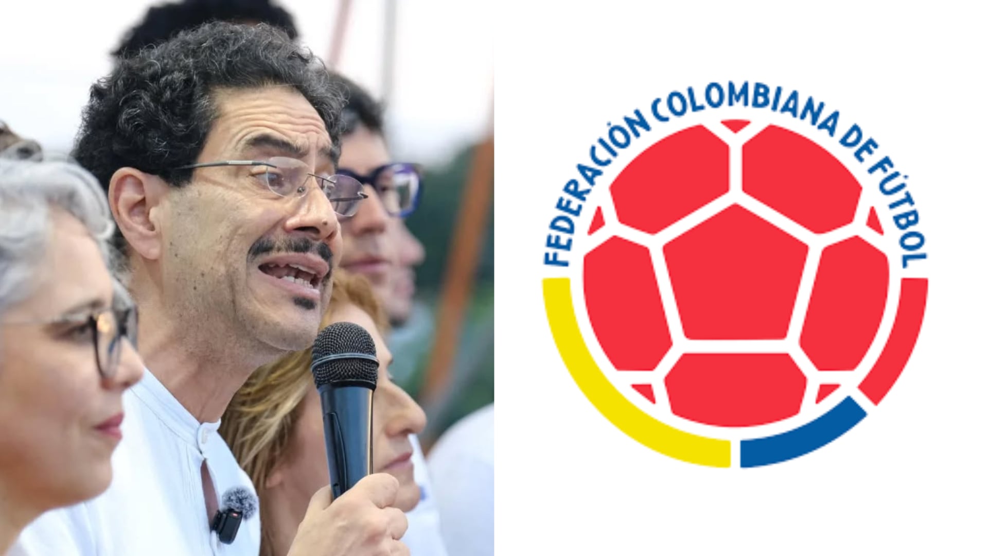 Iván Cepeda y Federación Colombiana de Fútbol.