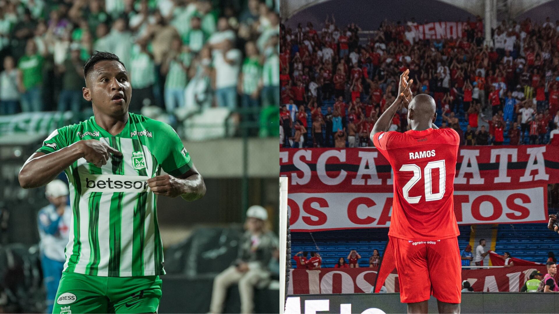 Nacional y América - Fotos: Redes sociales de los equipos