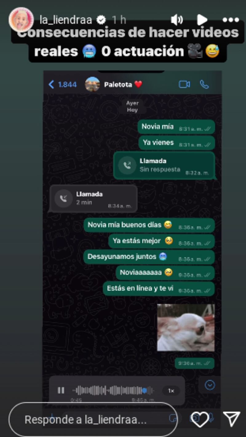 La Liendra desde sus redes sociales