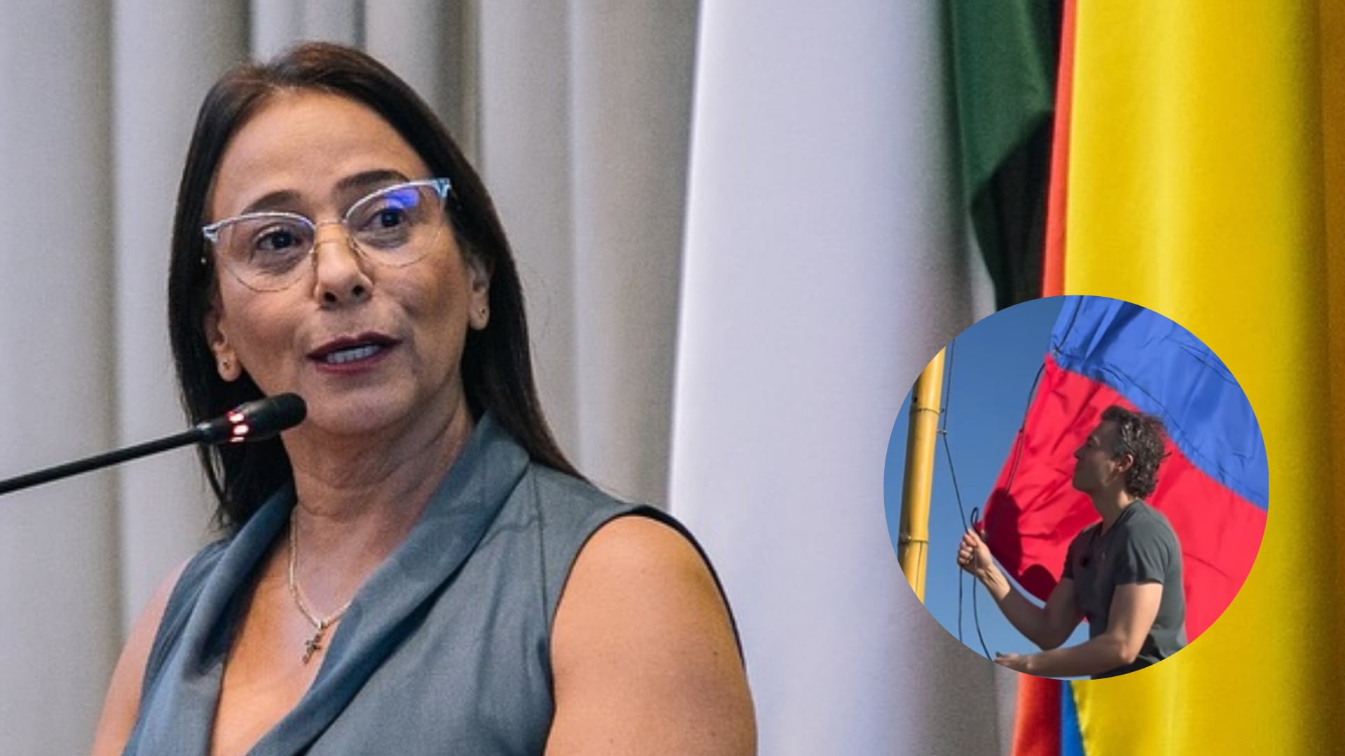 Delitos que habría cometido Daniel Quintero al izar la bandera en Perú.