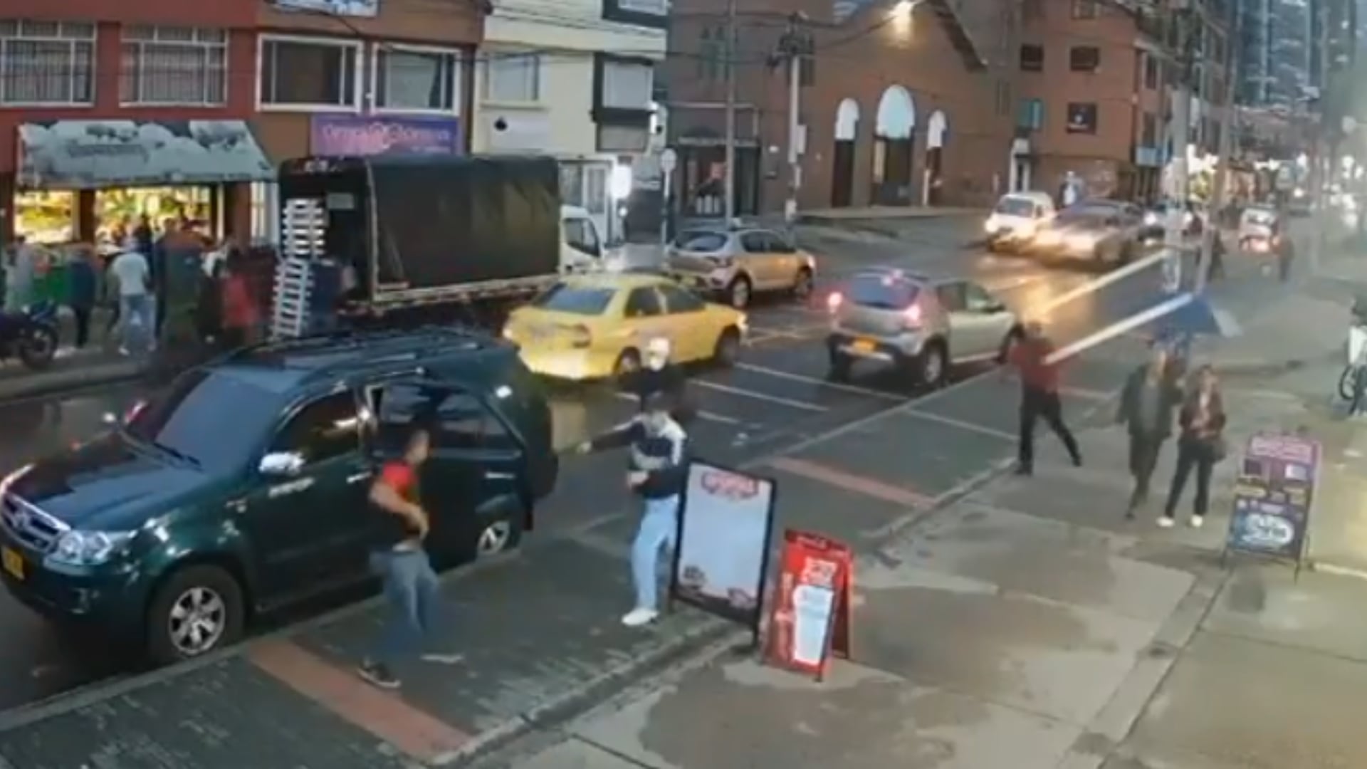 Tiroteo en la localidad de Usaquén, al norte de Bogotá.