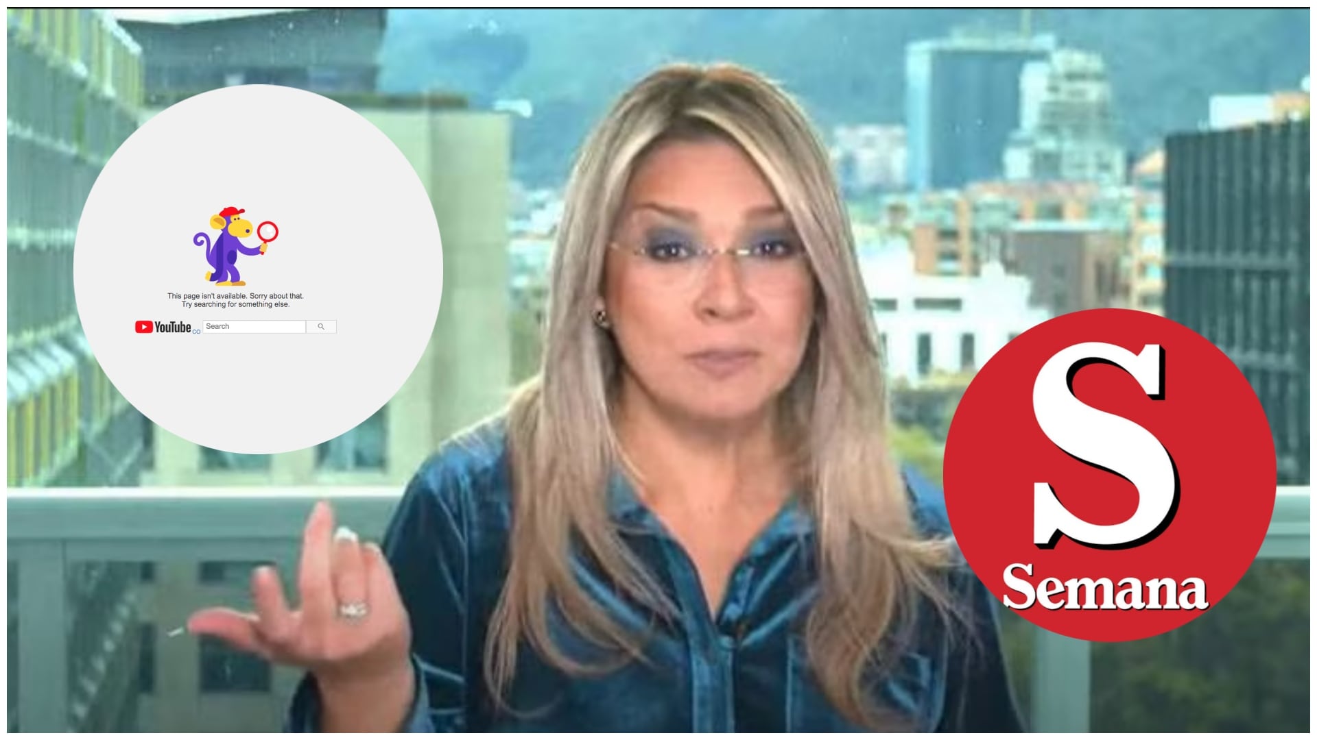 “Página no disponible”: YouTube señala que el canal de la Revista Semana no está vigente (captura de pantalla del canal de Youtube de Revista Semana)