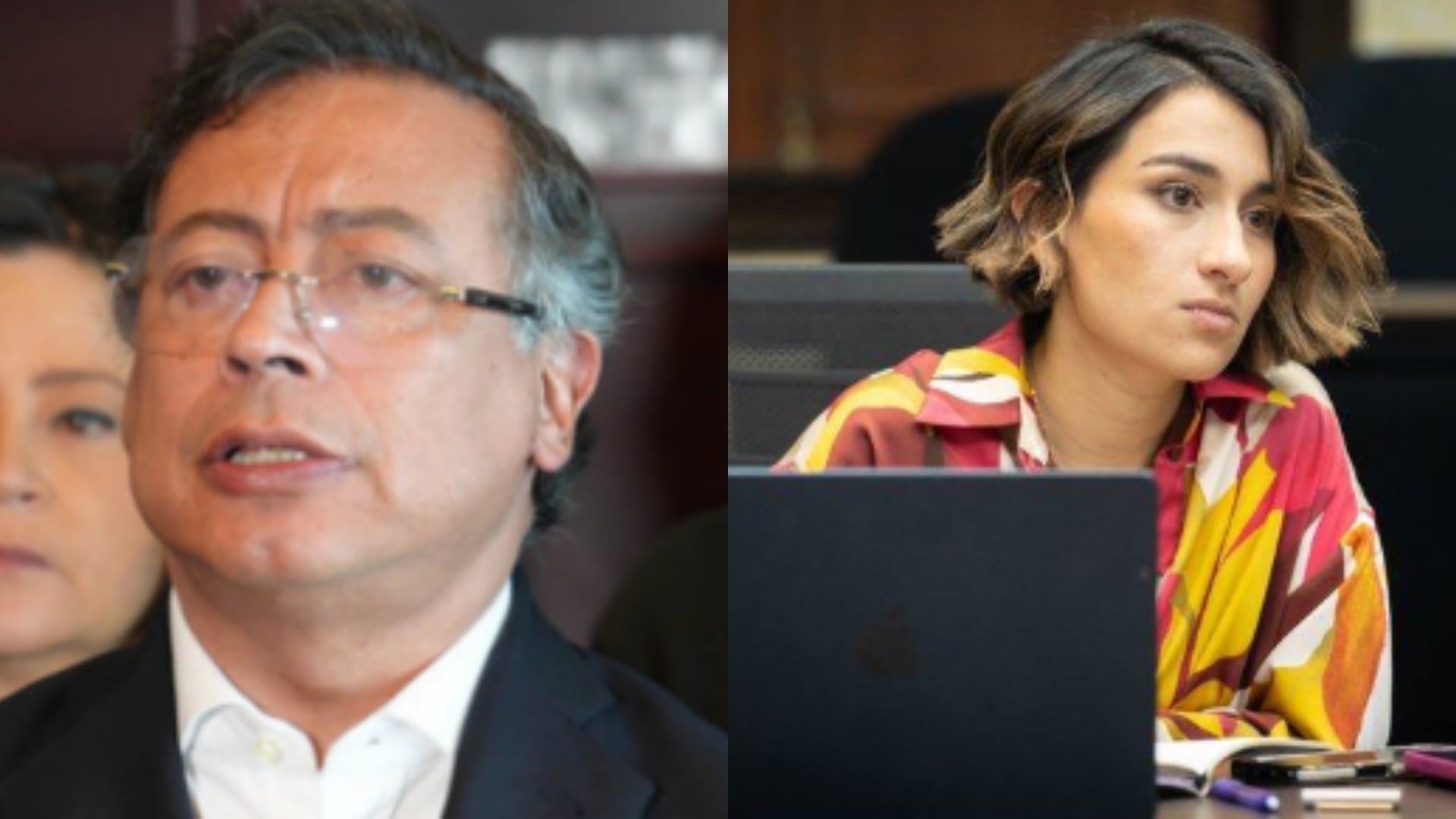 Gustavo Petro y Laura Sarabia.