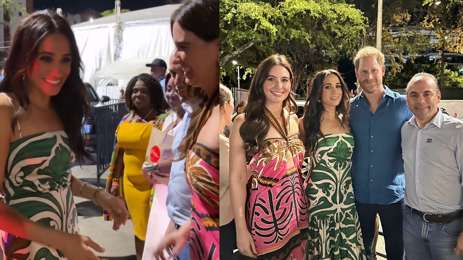 Taliana con la duquesa, Meghan Markle