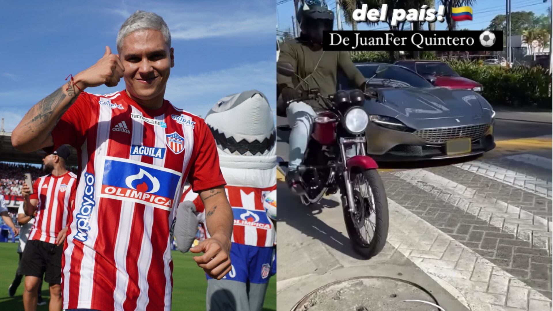 'Juanfer' Quintero cuenta con un automóvil deportivo único en el país.