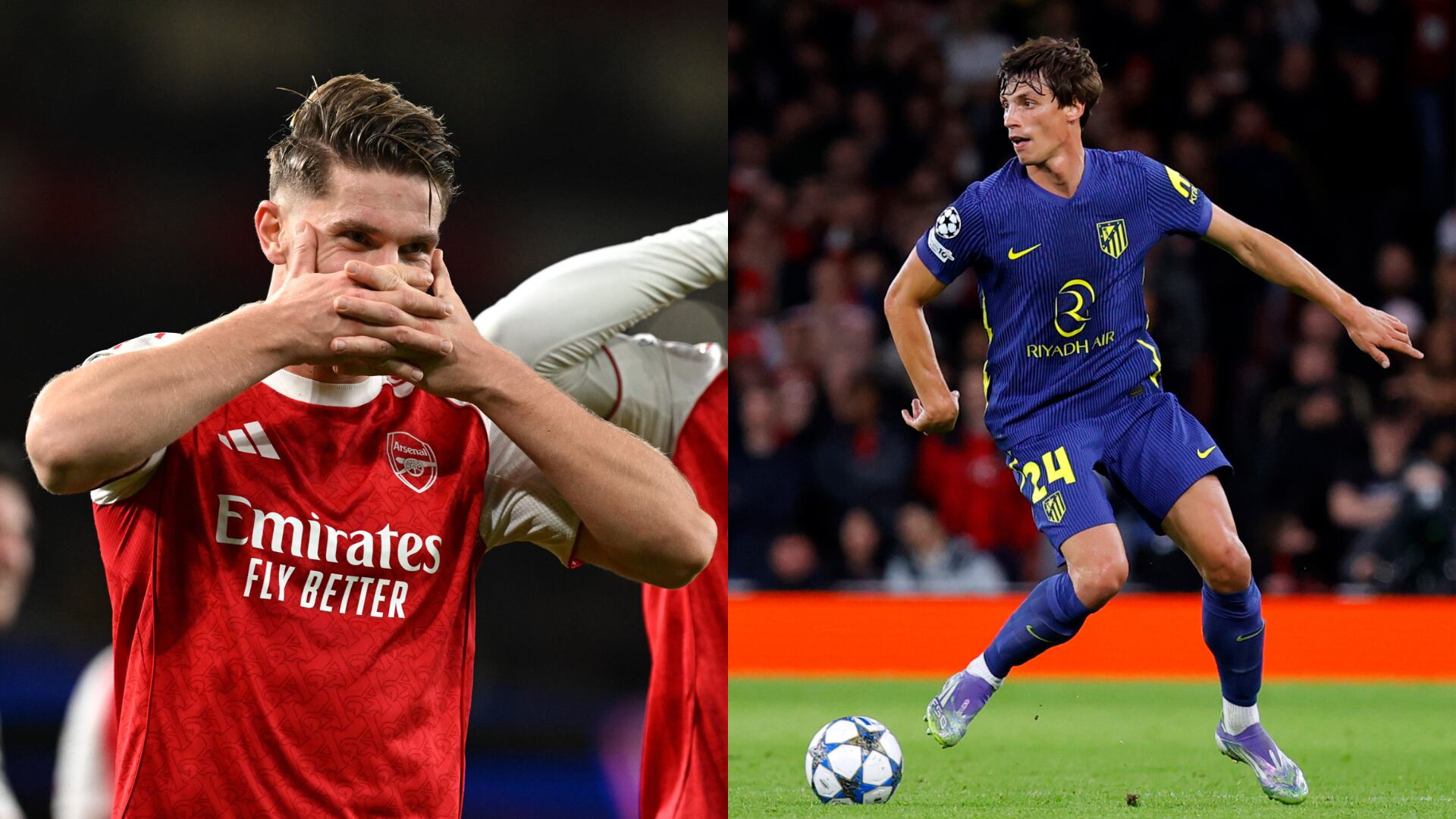 Arsenal y Atlético de Madrid - Fotos: Redes sociales de los dos clubes tomadas el 21 de octubre del 2025