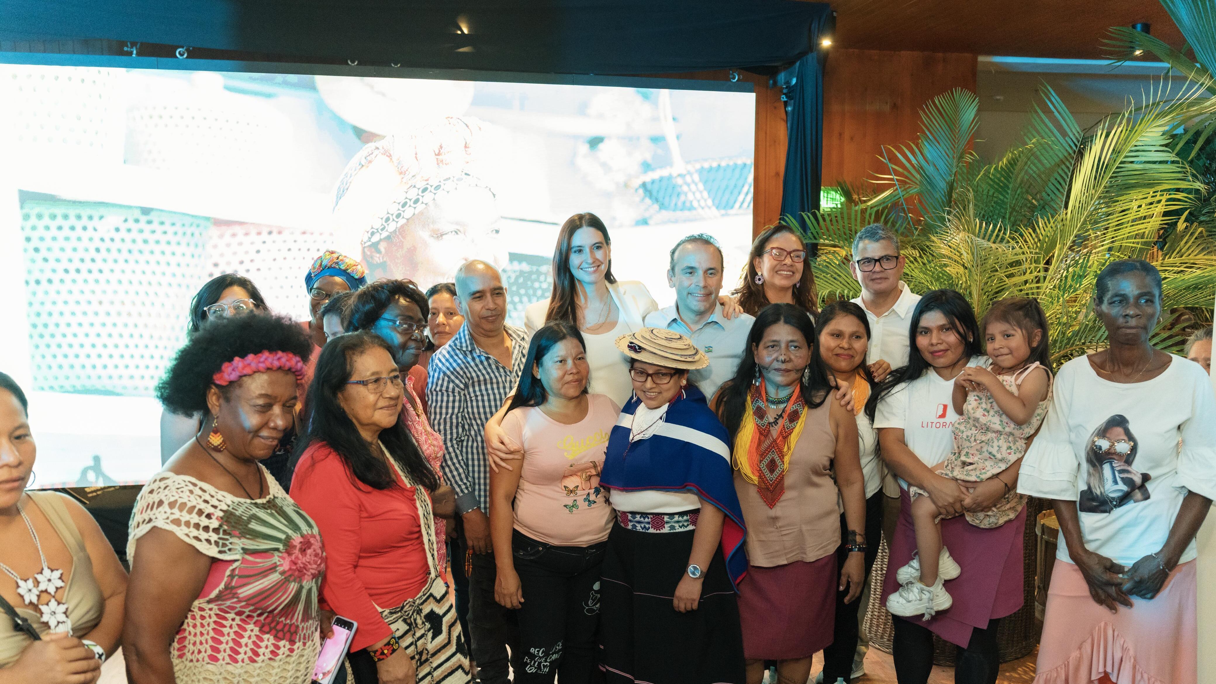 Taliana Vargas inauguró Proyecto Litoral que busca enaltecer el Pacífico colombiano.