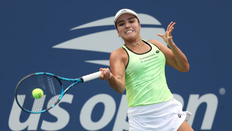 María Camila Osorio en el US Open 2022