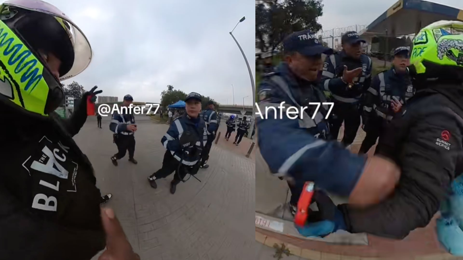 Venezolano fue atacado por Agentes de Tránsito ‘azules’ de Bogotá