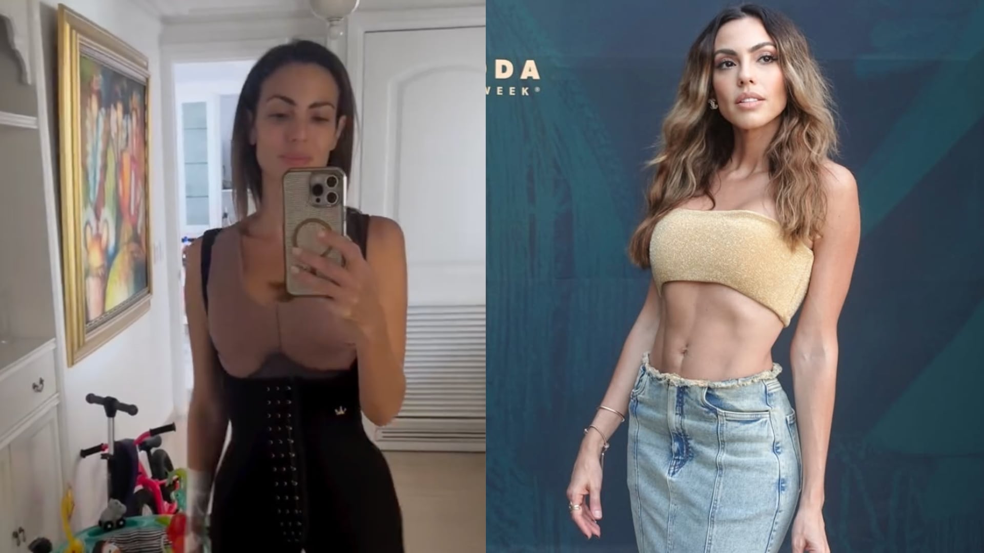 Eileen Roca mostró los resultados de su operación estética