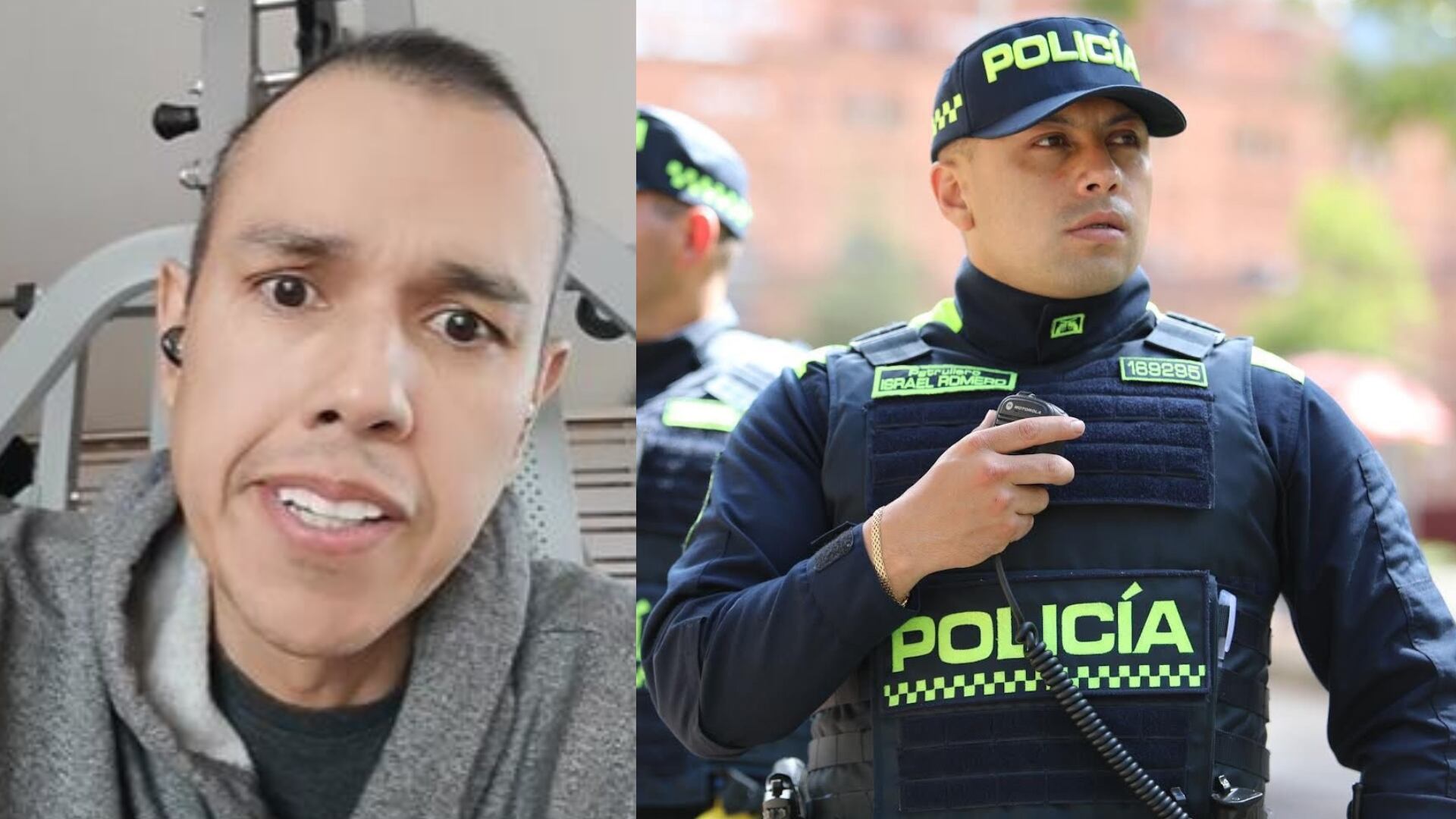 Diego Guauque de Caracol indignado con la Policía por delicada situación de uniformado