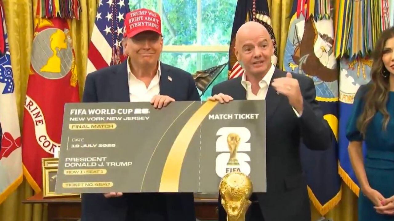 Donald Trump y Gianni Infantino