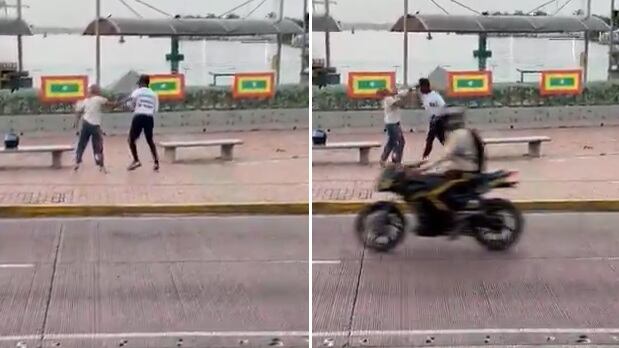 Polémica por agresión de funcionario a una habitante de calle en Cartagena