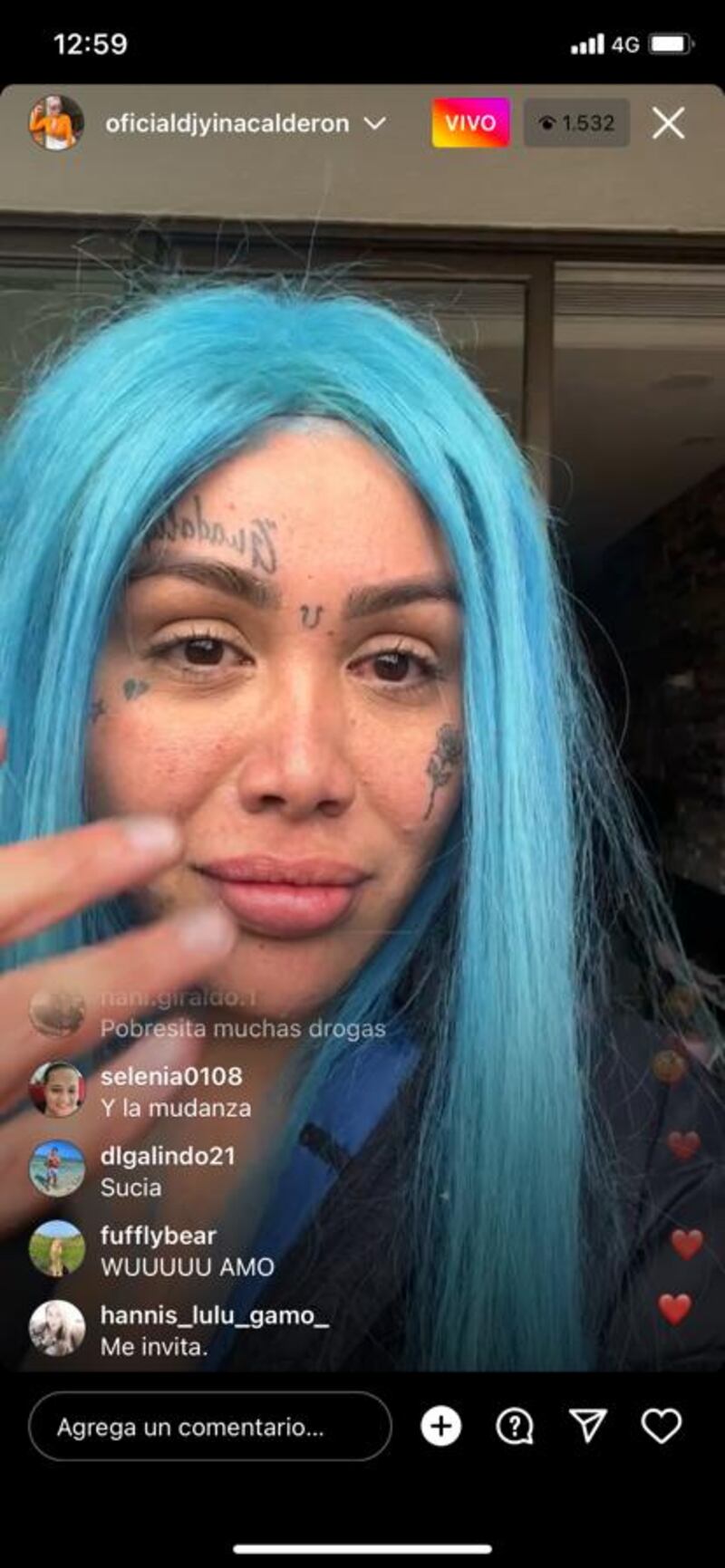 yina calderon en sus historias borracha