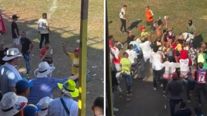 Lluvia de billetes de cien mil y cincuenta mil pesos lanzó empresario en corralejas en Sincelejo.