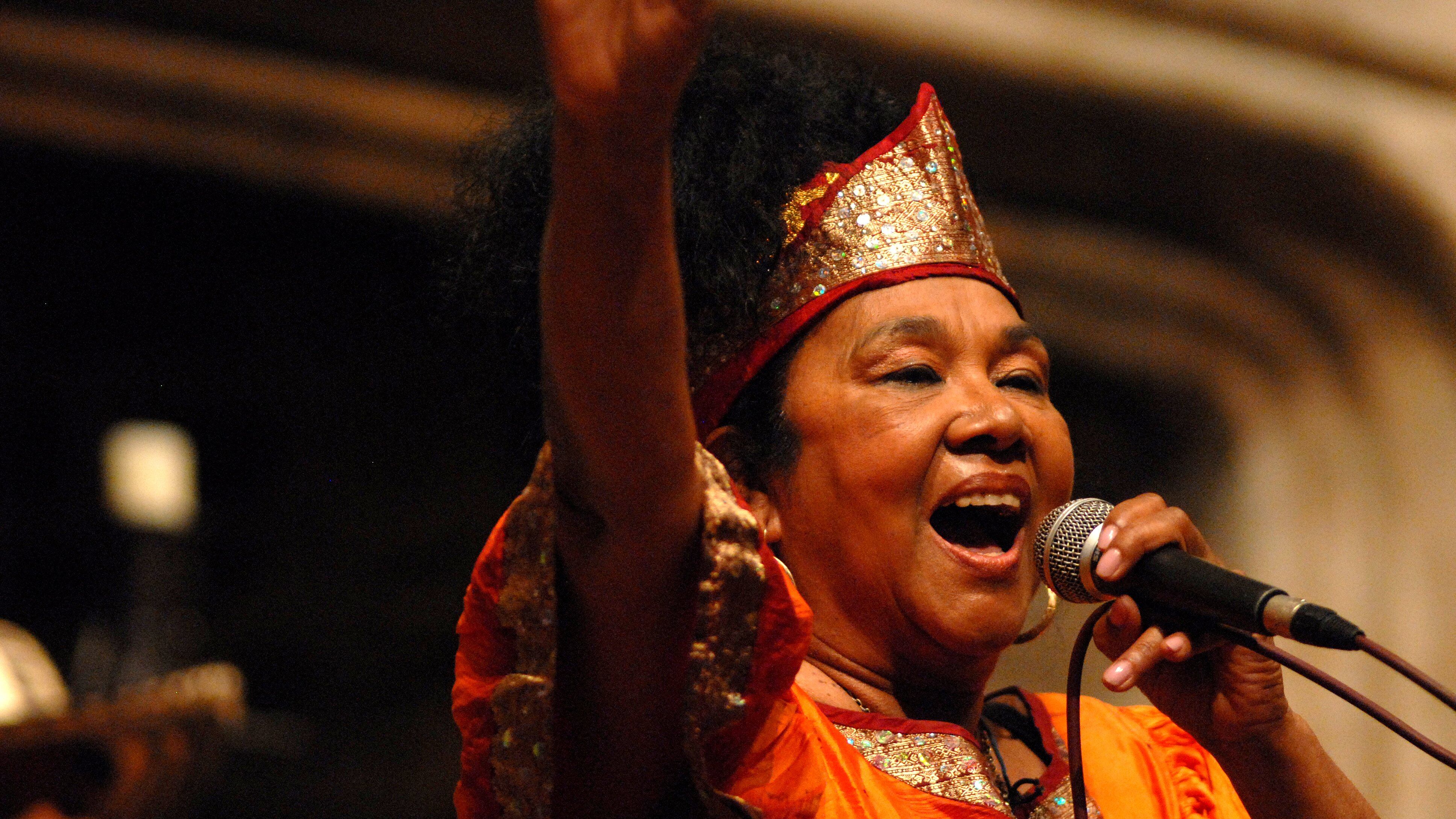 La cantante colombiana Totó la Momposina.